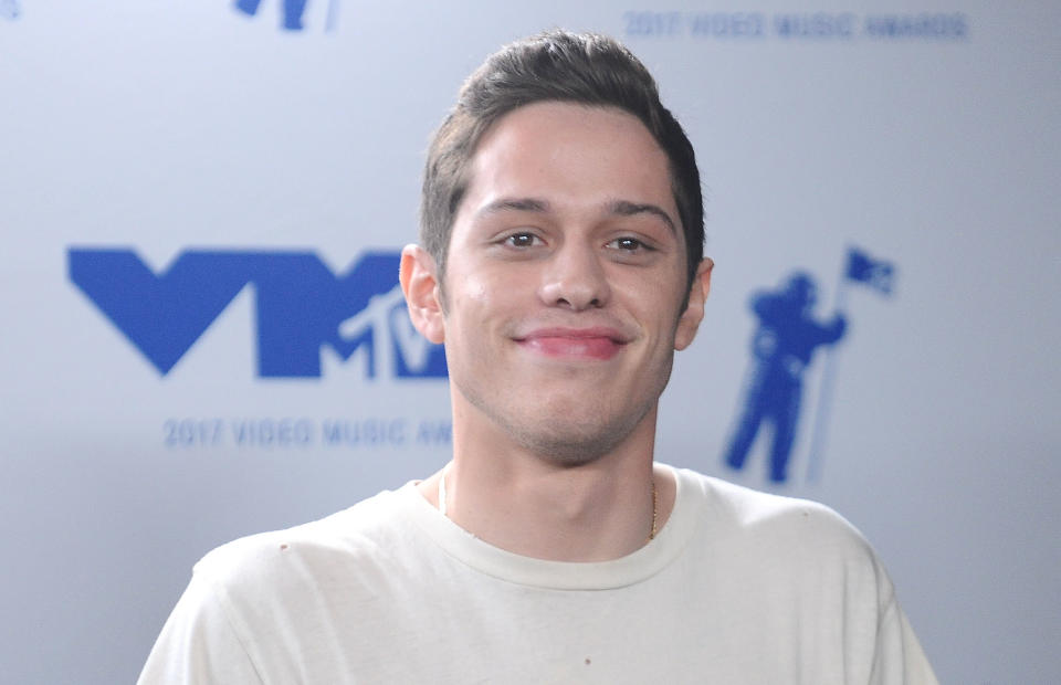 Pete Davidson, pictured in 2017, posted a troubling note on social media Saturday. (Photo: Jason LaVeris/FilmMagic)