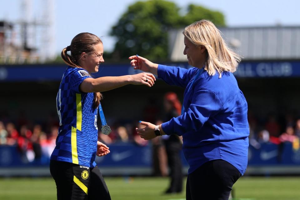 Fran Kirby with Emma Hayes (Getty Images)