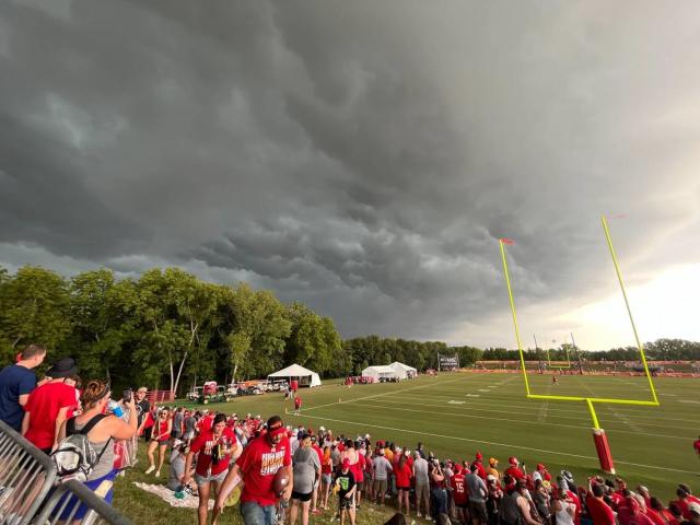 Photos: On-Field at Chiefs Training Camp Practice