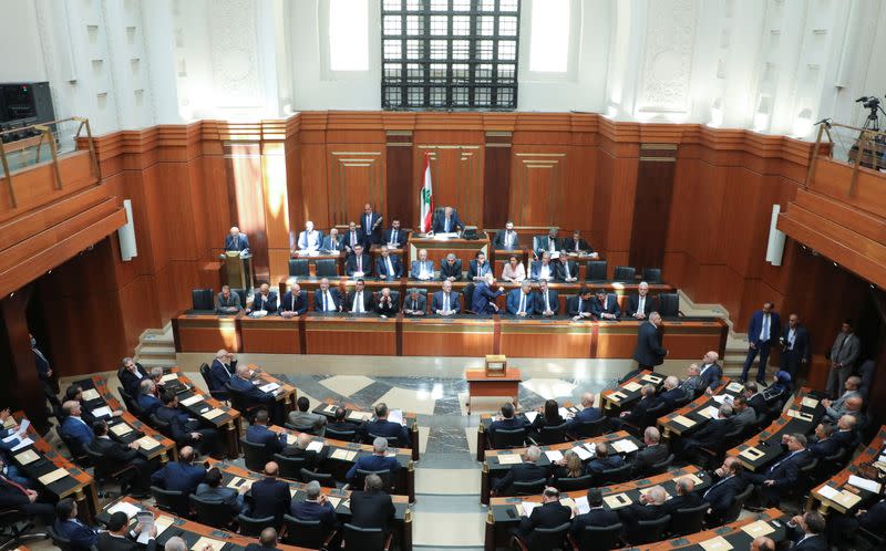 Lebanon's newly elected parliament convenes for the first time to elect a speaker and deputy speaker, in Beirut