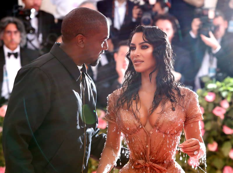 FILE PHOTO: Metropolitan Museum of Art Costume Institute Gala - Met Gala - Camp: Notes on Fashion- Arrivals - New York City, U.S. – May 6, 2019 -Kim Kardashian and Kanye West