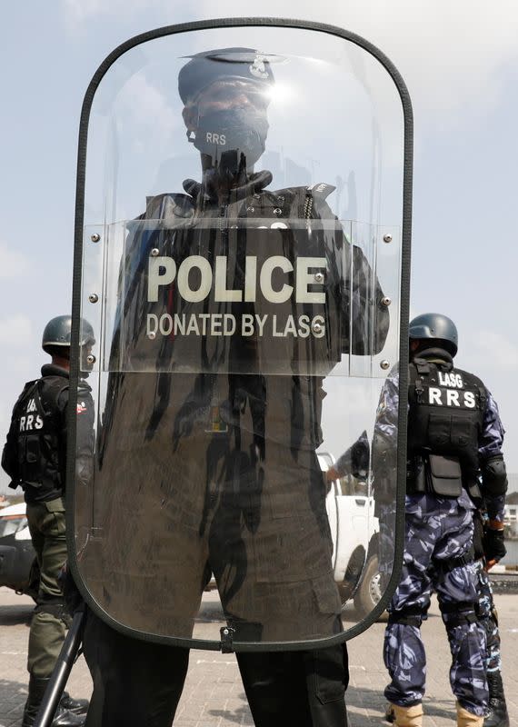 Protest against the reopening of the Lekki Toll Gate in Lagos