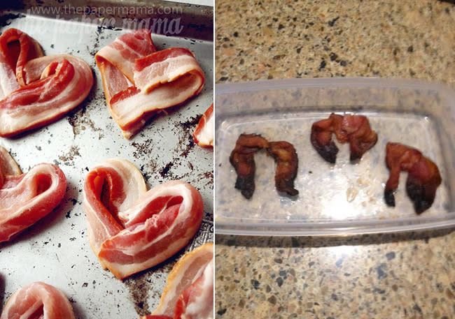 Heart-Shaped Bacon