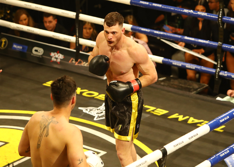 MAFS' Jackson Lonie during his boxing match.