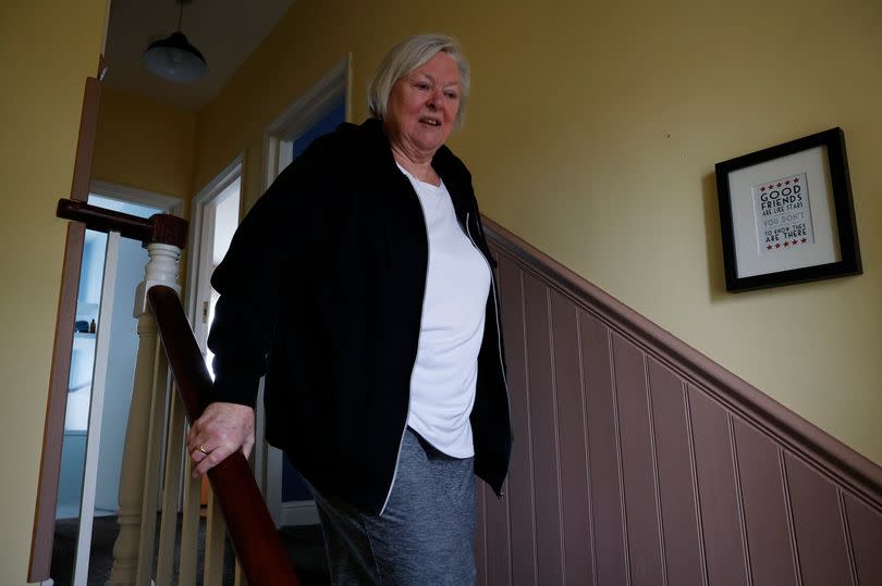 Janice Elliott has four flights of stairs in her home