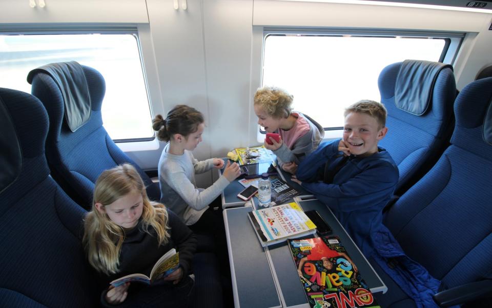 travelling slopes families kids children best ski resorts travel train uk railway routes holiday 2022 europe - Daniel Elkan