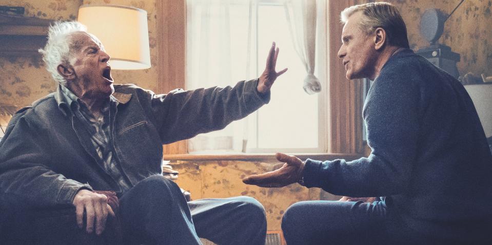 Lance Henriksen and Viggo Mortensen play a combative father and son in the new drama, 'Falling' (Photo: Quiver Distribution)