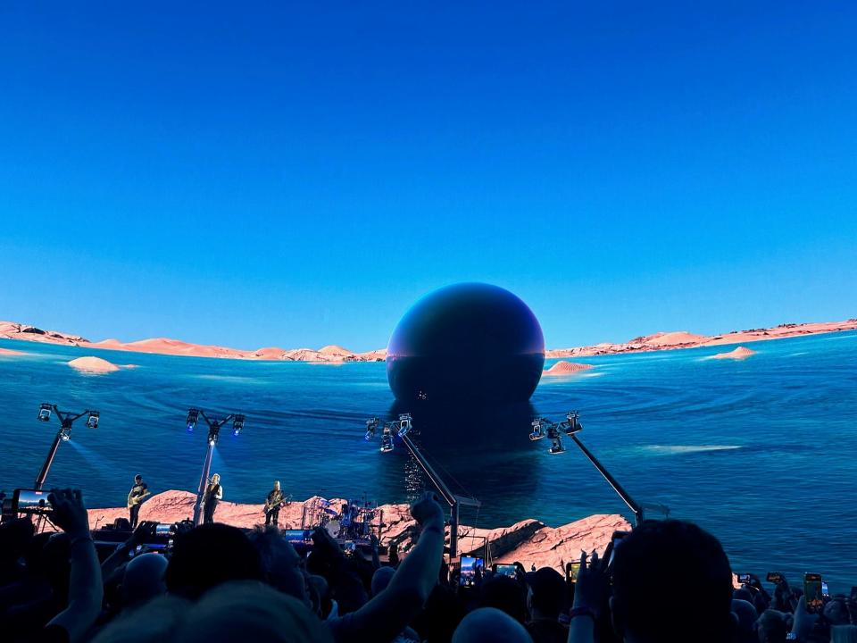 U2 at the Las Vegas Sphere