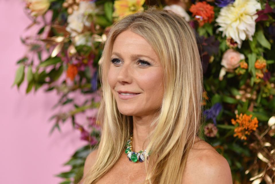 Gwyneth Paltrow arrives for the Netflix premiere of “The Politician” at the DGA theatre in New York in September 2019 (AFP via Getty Images)