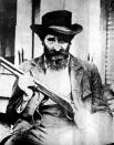This undated file photo of William Anderson "Devil Anse" Hatfield. The most infamous feud in American folklore, the long-running battle between the Hatfields and McCoys, may be partly explained by a rare, inherited disease, that McCoy descendants apparently have that can lead to hair-trigger rage and violent outbursts. (AP Photo)