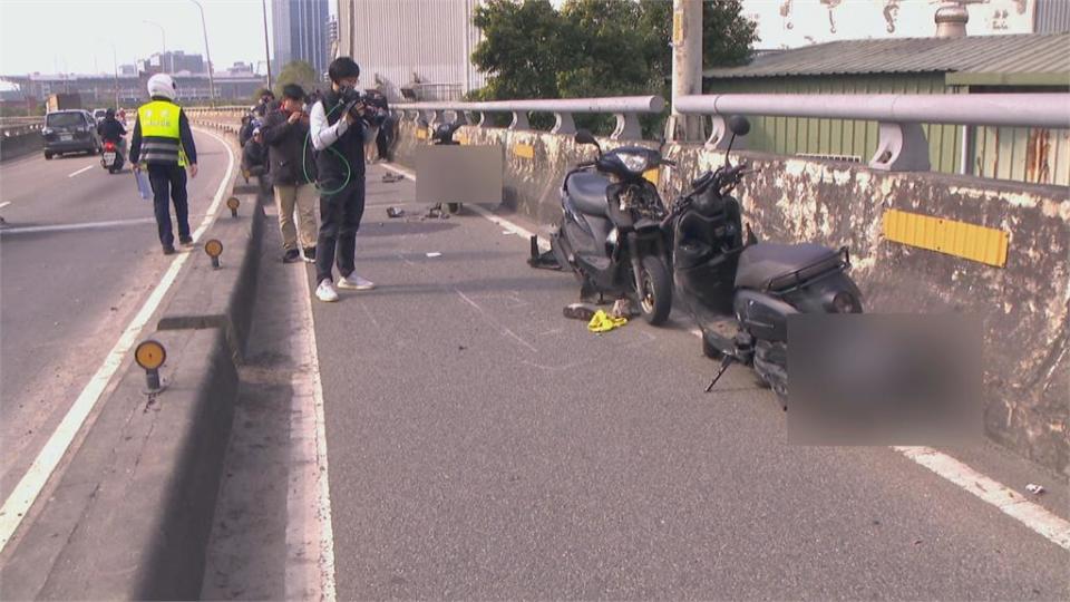 通緝犯加速逃 逆向開上機車道！ 撞上迎面機車多人傷  嫌犯跑了