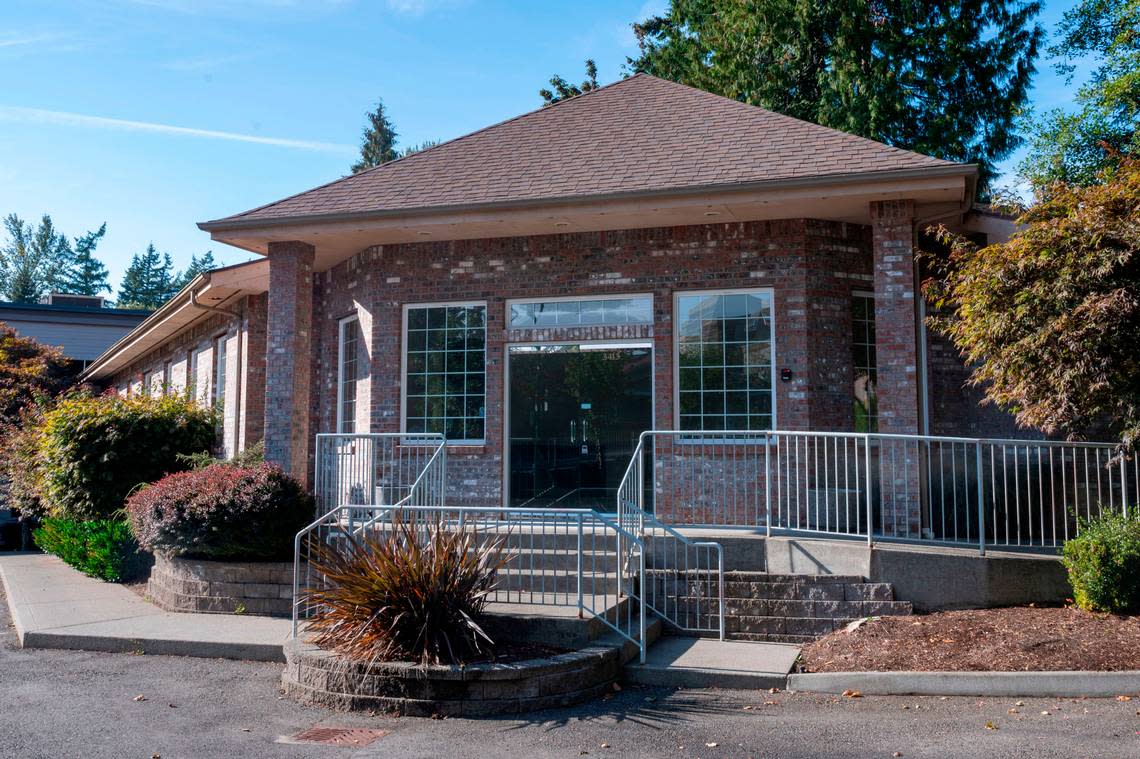 The temporary home of Rainy Dayz Preschool was at 3413 56th St. in Gig Harbor, Wash., before it closed permanently.