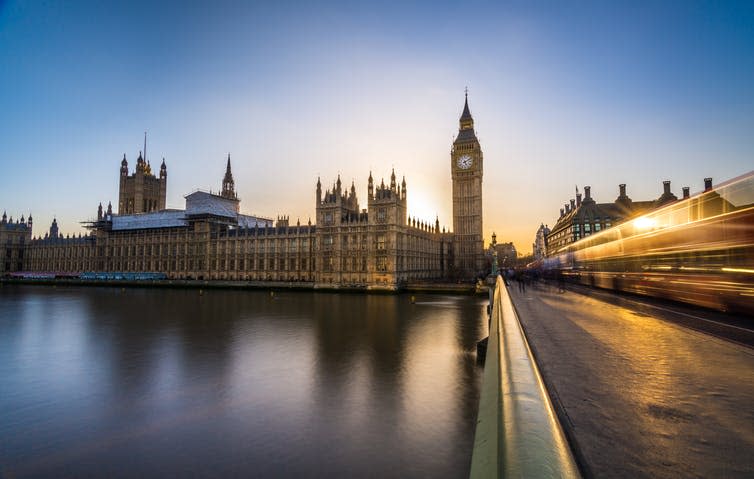 <span class="caption">Fertile ground for faecal research.</span> <span class="attribution"><a class="link " href="https://www.shutterstock.com/image-photo/big-ben-houses-parliament-london-dusk-604697972?src=UEyf85dqTlcNXkTFLzXAFQ-1-0" rel="nofollow noopener" target="_blank" data-ylk="slk:ExFlow/Shutterstock.com;elm:context_link;itc:0;sec:content-canvas">ExFlow/Shutterstock.com</a></span>