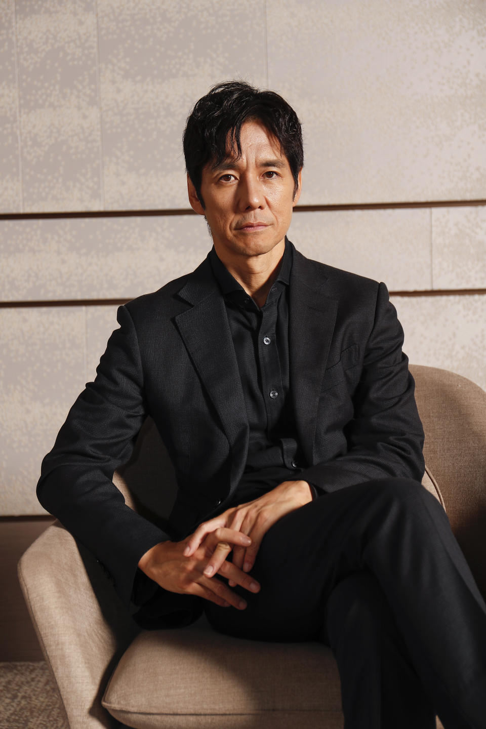 Hidetoshi Nishijima poses for a photo in Tokyo on Tuesday, June 25, 2024, during a media event for the Apple TV+ series "Sunny." (Photo/Rodrigo Reyes Marin)