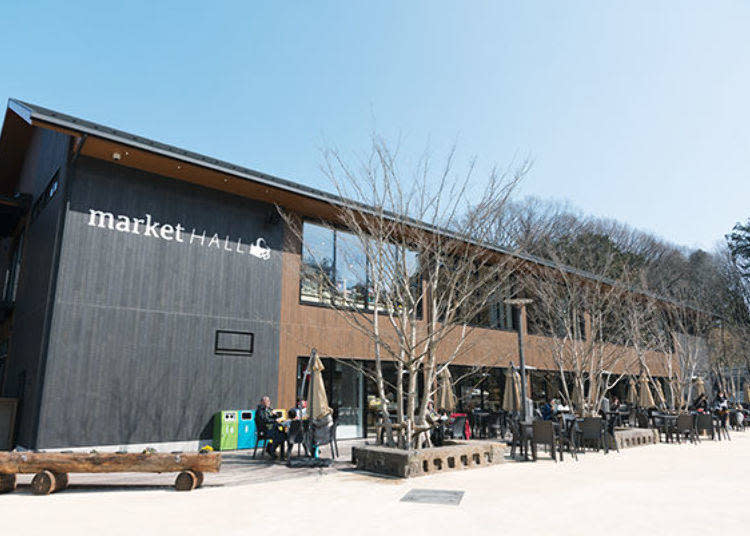 Market building in Metsä Village – another recommended destination near Moominvalley Park