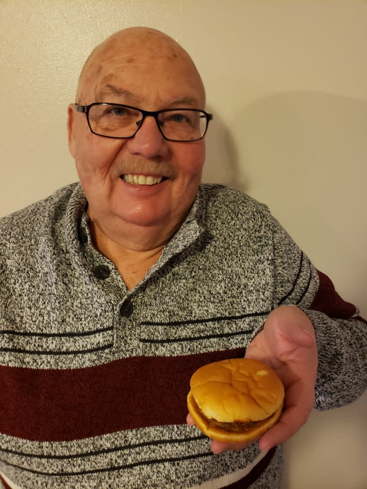 Dave Whipple of Utah says he might own the world's oldest hamburger, which he purchased from McDonald's in 1999. (Photo: Courtesy of Dave Whipple)