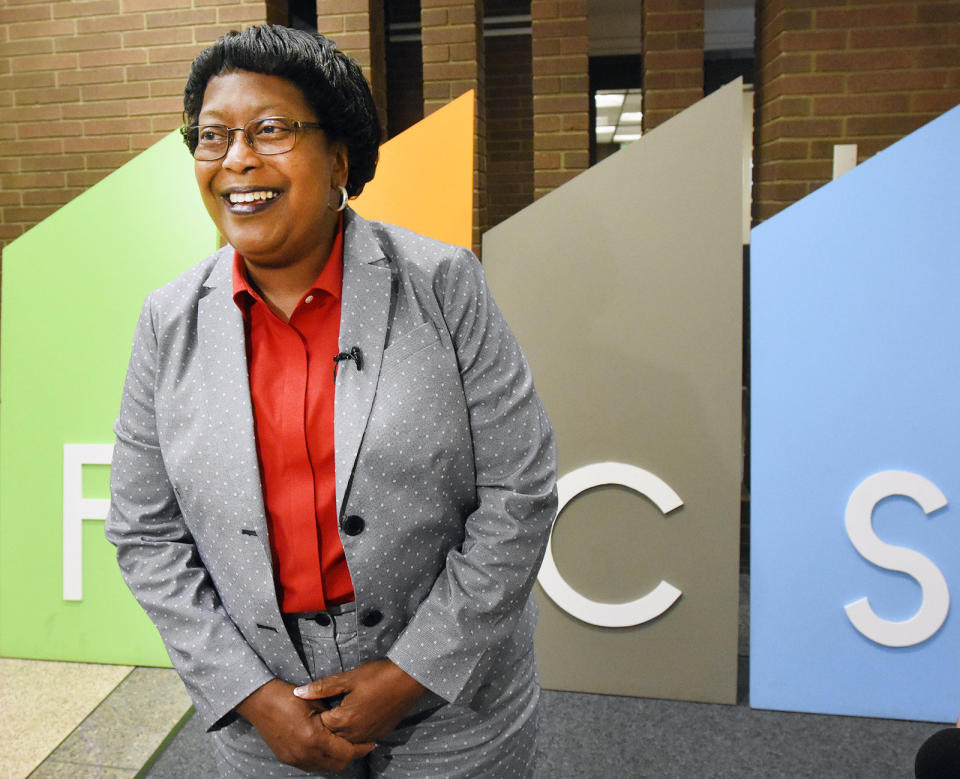 Wendy Robinson, superintendent of Fort Wayne Community Schools, called it "morally wrong to turn children into the objects of a business model." (Photo: Cathie Rowand/The Journal Gazette)