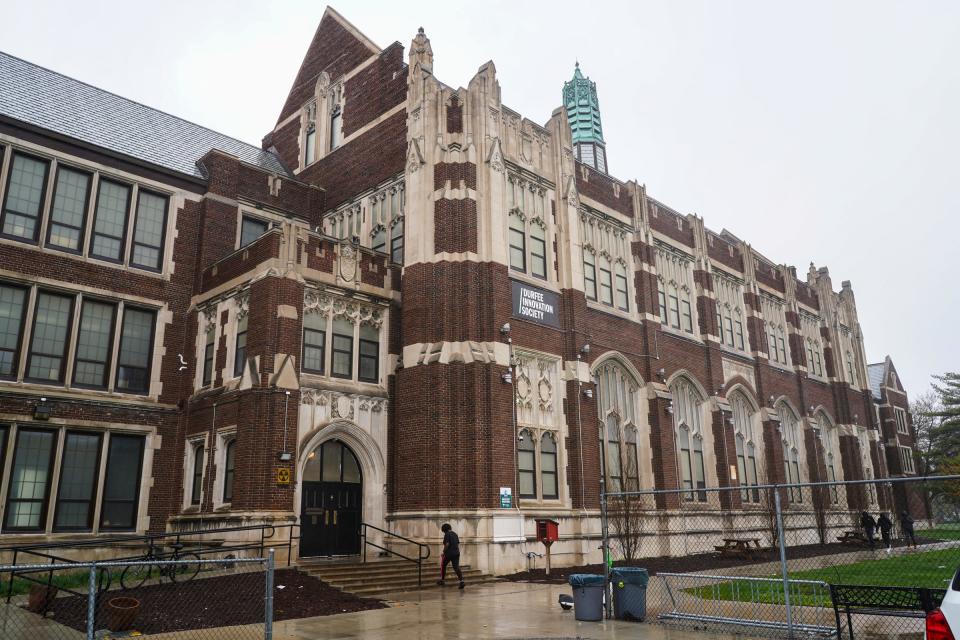 The Durfee Innovation Society building in Detroit on Friday, April 28, 2023, where a prom for grown-ups called Prom Remodeled will be held in multiple areas of the building. The prom will have entertainment by the Montell Jordan and the Gin Blossoms along with DJs and more including food from SheWolf, Baobab Fare and more.