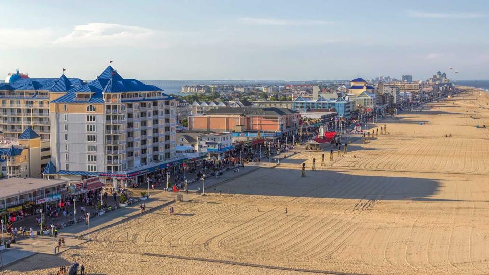 Ocean city, Maryland aerial view