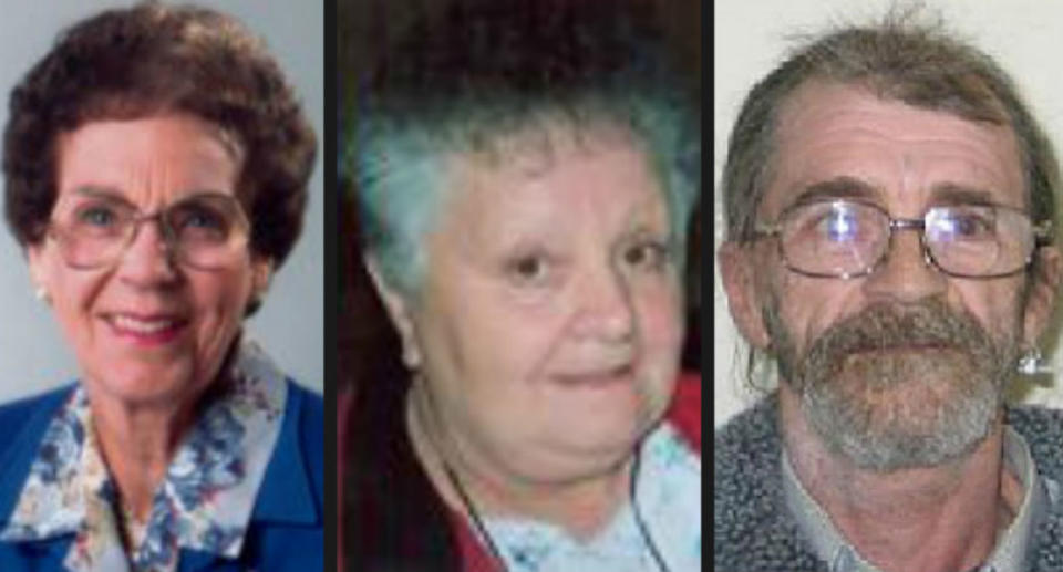 Phyllis Harrison, Beverley Hanley and Stephen Newton were killed between 1998 and 2011. Source: SA Police