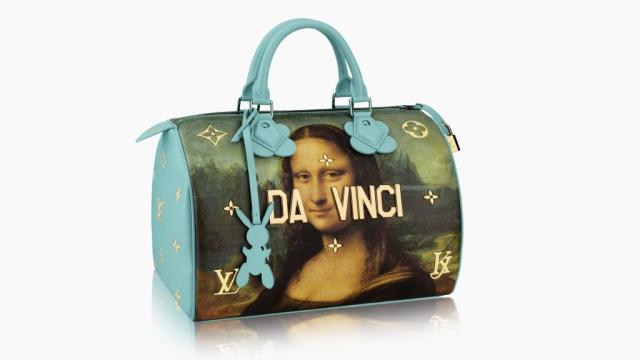 Louis Vuitton Jeff Koons Mona Lisa Keepall 50