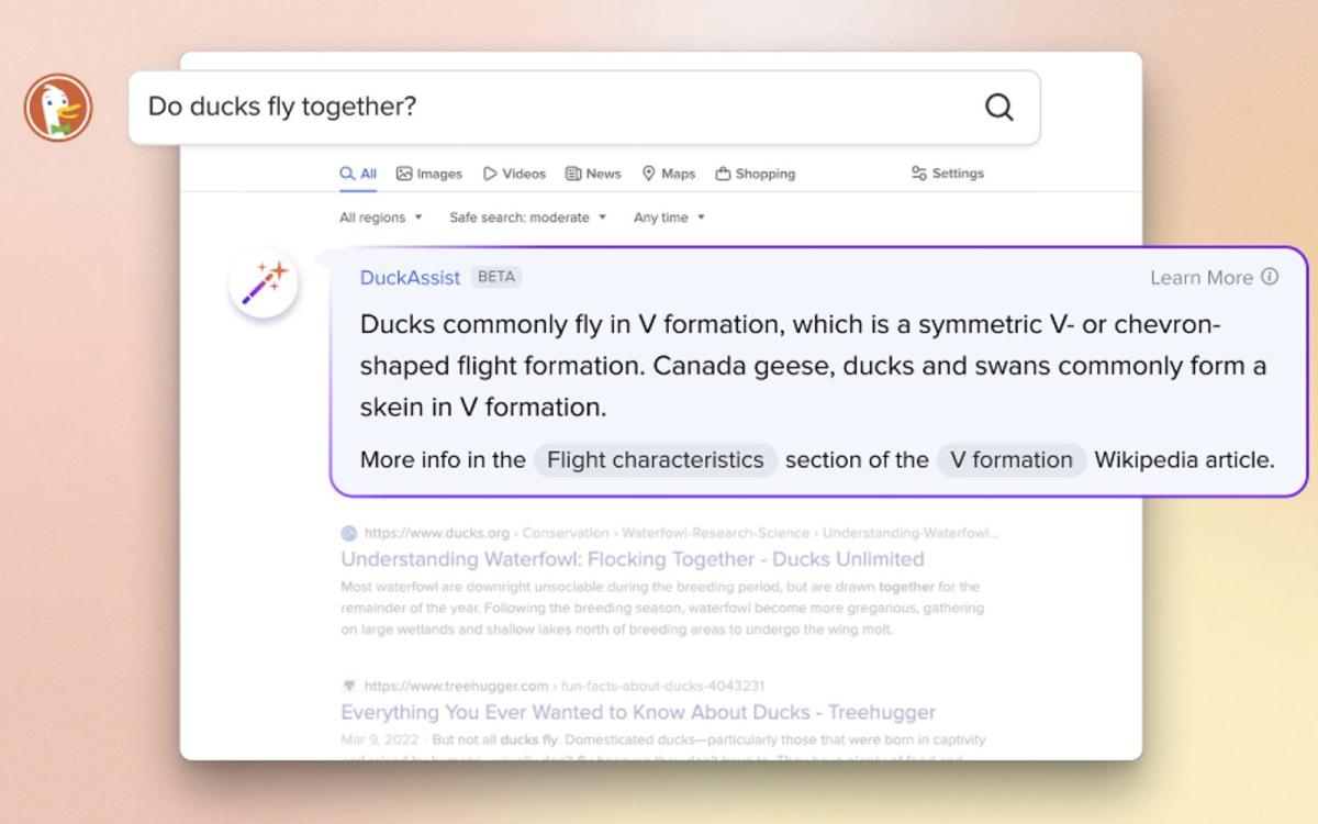 DuckDuckGo's AI assist feature summarizes Wikipedia pages to answer search queries - engadget.com