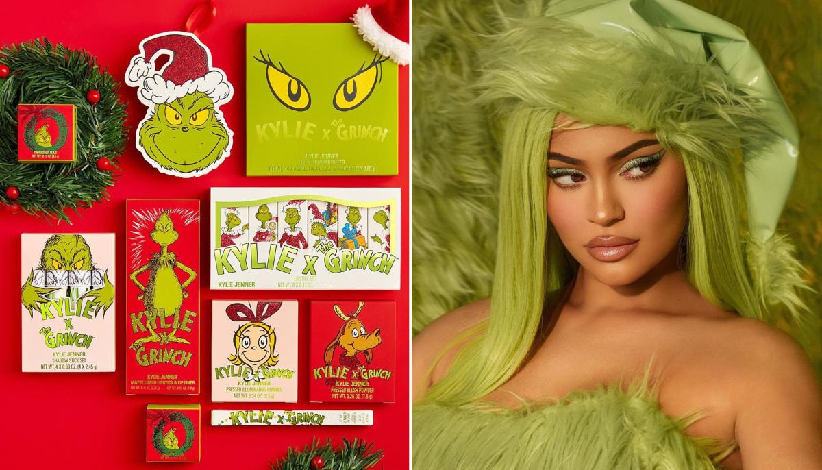 Kylie Jenner's Grinch-Themed Holiday Makeup Collection Confuses