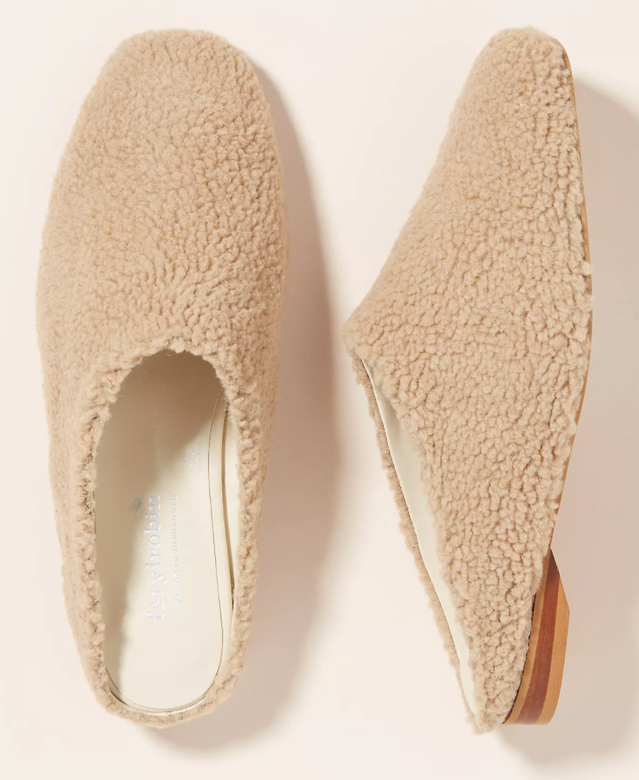 Farylrobin Ryan Wool Mules in Cream