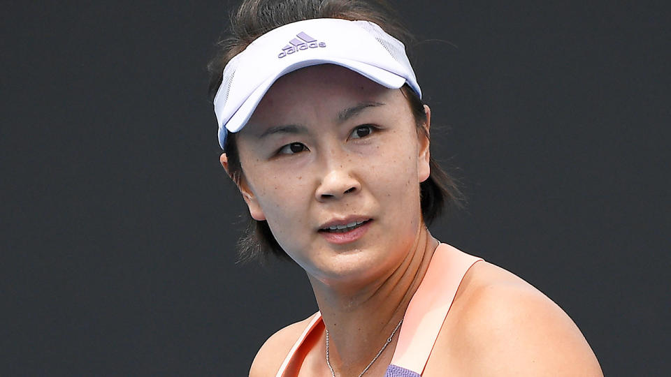 Seen here, Chinese star Peng Shuai in action during her tennis career.