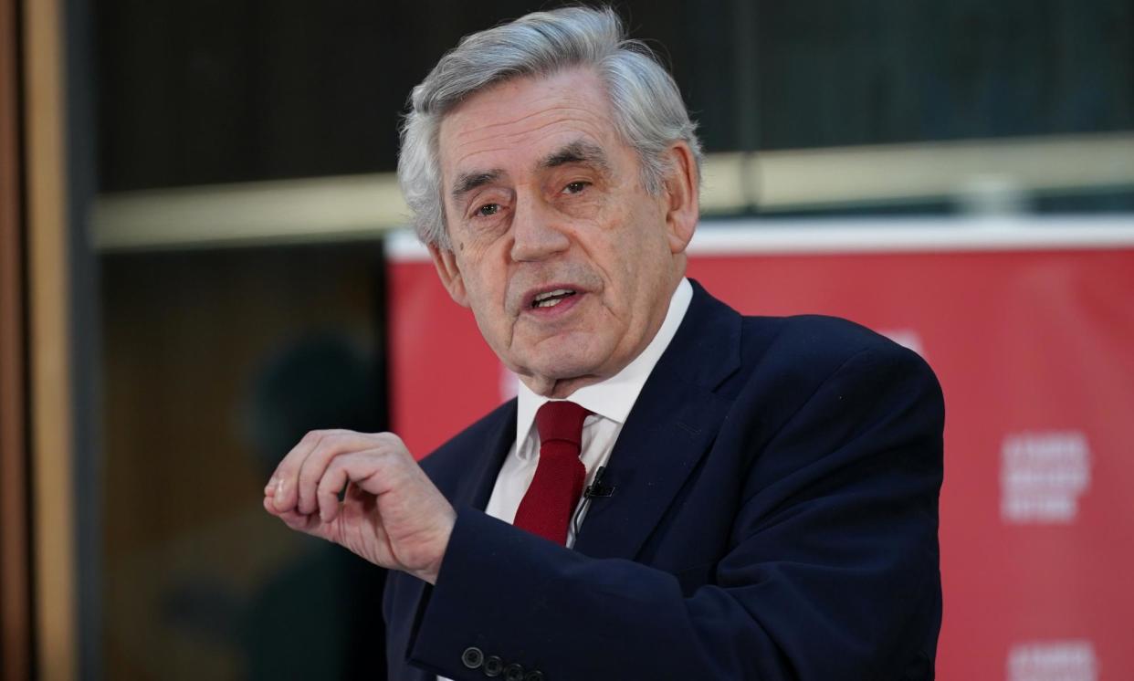<span>Former prime minister Gordon Brown says Britain is ‘haunted by poverty we thought had been consigned to history’.</span><span>Photograph: Ian Forsyth/Getty Images</span>