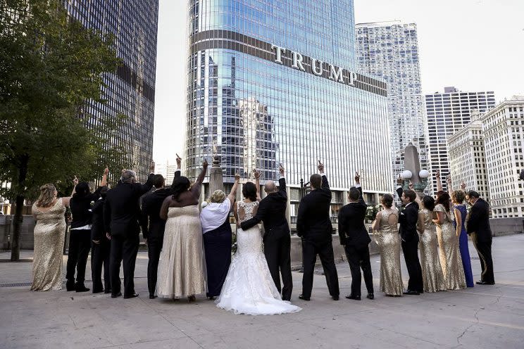 A joke protest from a wedding party has made national headlines. (Photo by Bilgin S. Sasmaz/Anadolu Agency/Getty Images)