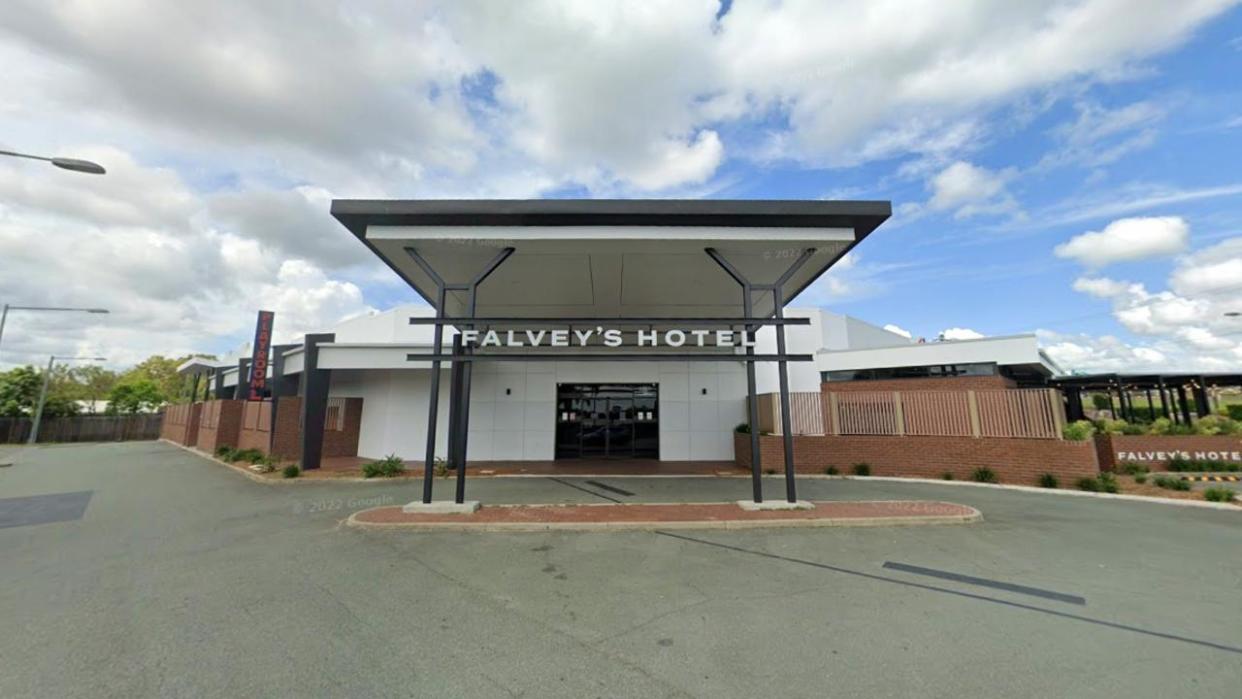 Falvey’s Hotel Yamanto has defended it's decision to implement a restrictive dress code. Picture: Supplied/ Google.