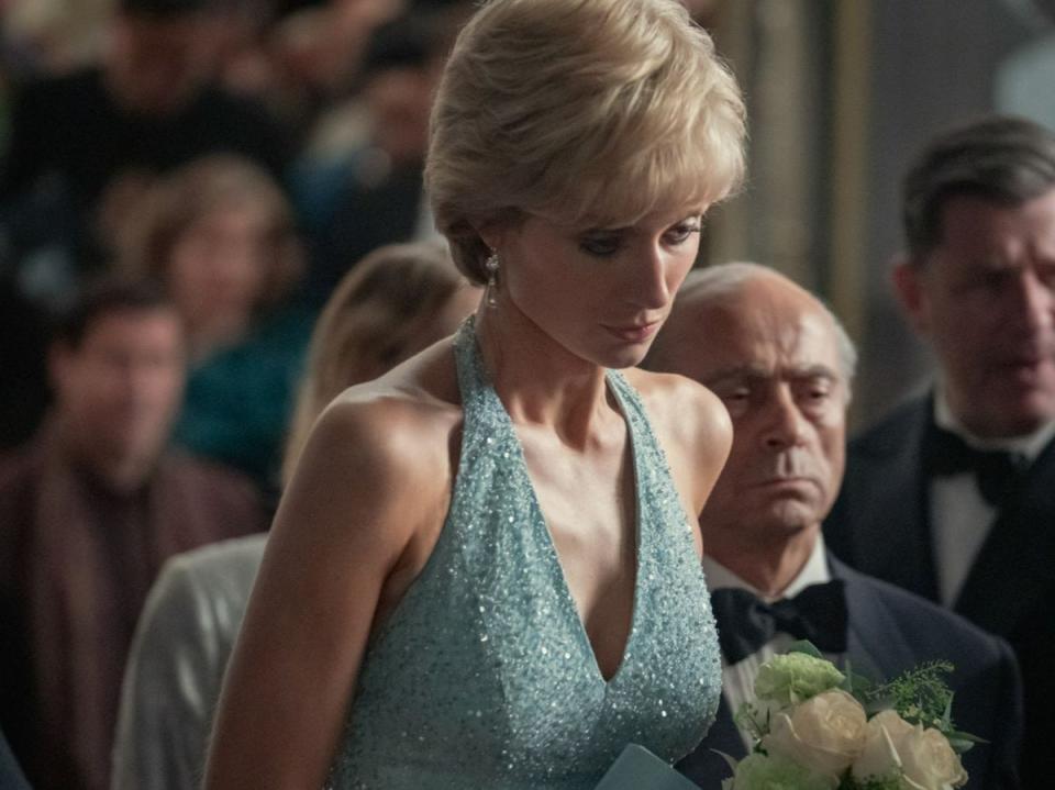 Elizabeth Debicki as Princess Diana in The Crown season 5 (Netflix)