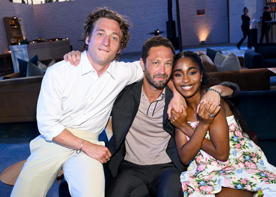 Jeremy Allen White, Ebon Moss-Bachrach and Ayo Edebiri