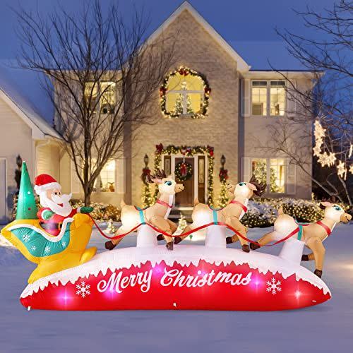 2) Santa Sled Inflatable