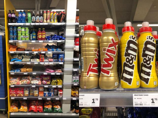 I live the Netherlands. Here's what the 'American' section of the grocery store is like.
