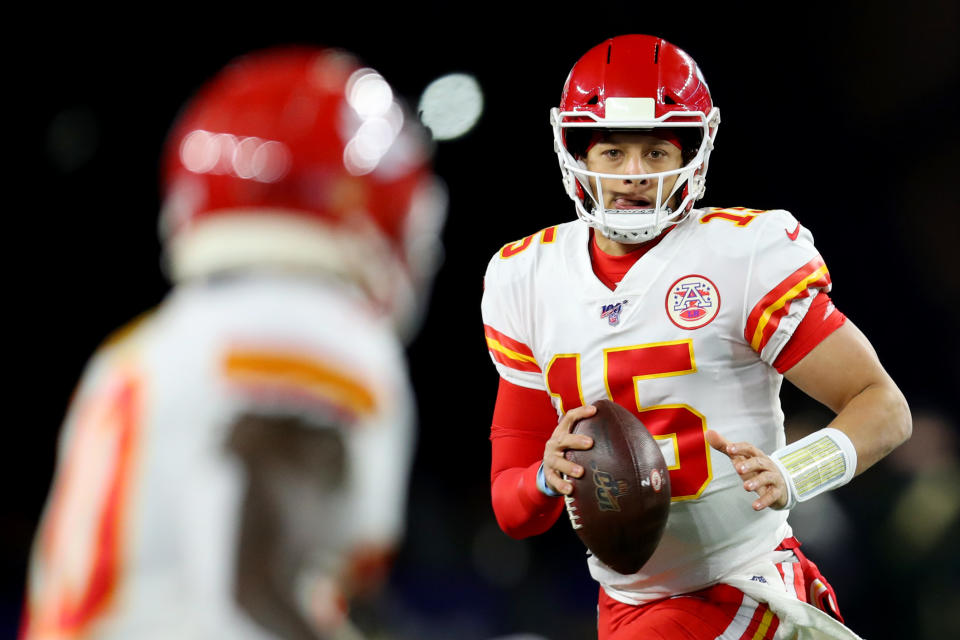 Patrick Mahomes and the Kansas City Chiefs are getting hot late in the season. (Photo by Maddie Meyer/Getty Images)