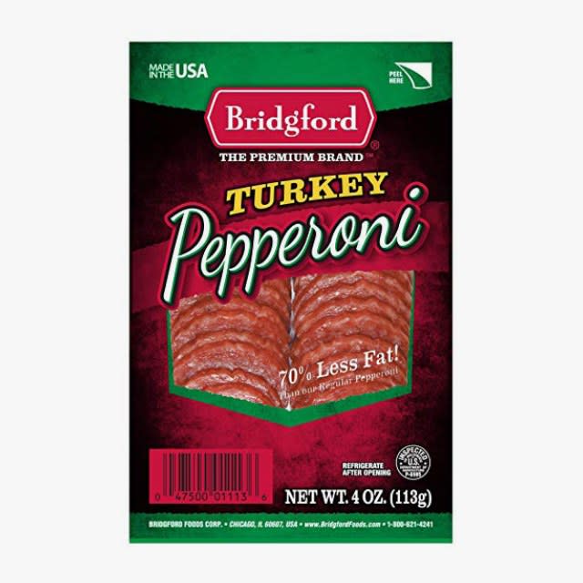 Bridgford Sliced Turkey Pepperoni, $12
But it now