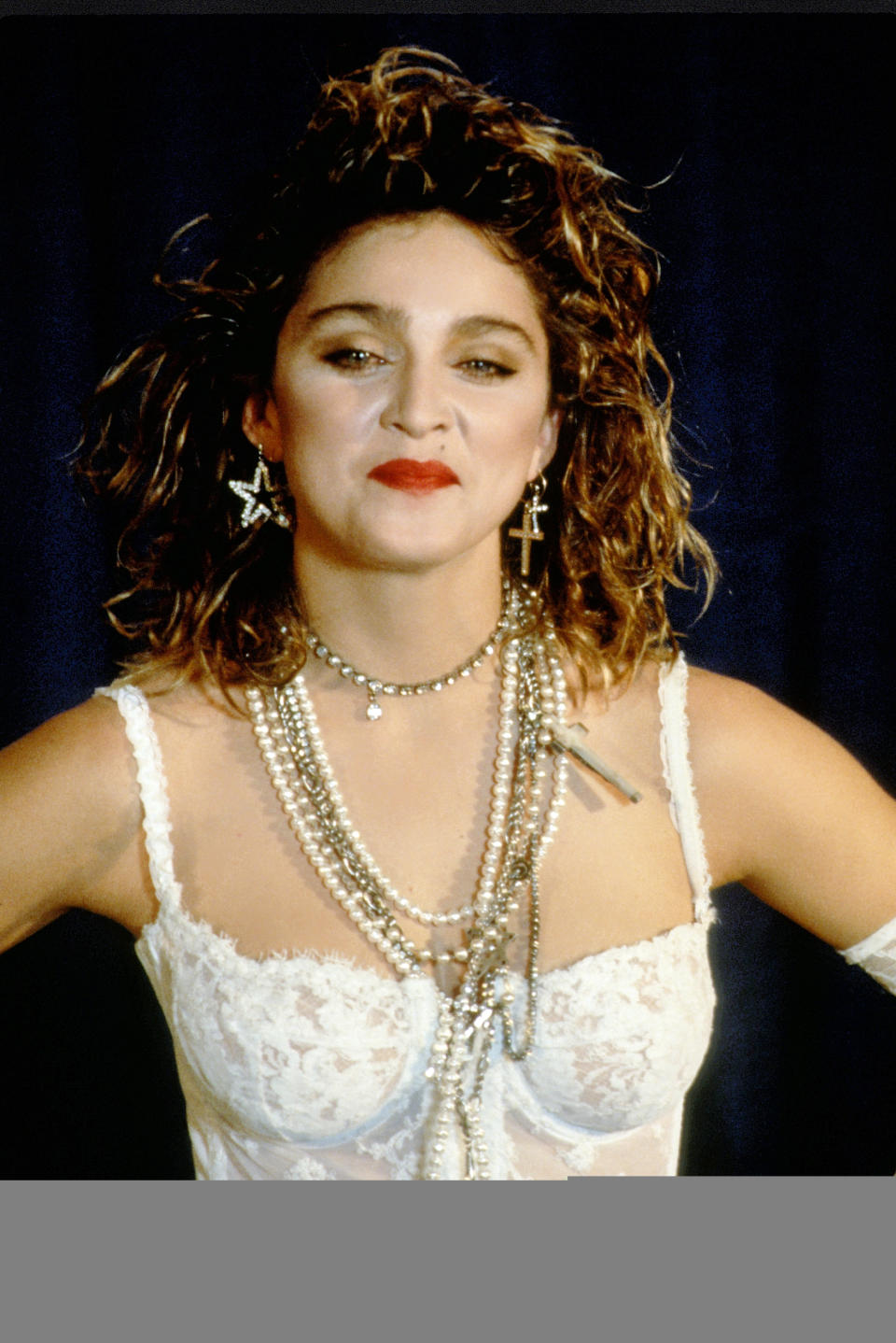 Madonna at the MTV Video Music Awards in 1984.