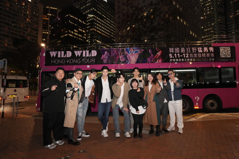 《WILD WILD HONG KONG Tour》 5月襲港 姜天一李國榮鄭漢三白色情人節巴士巡遊起騷動