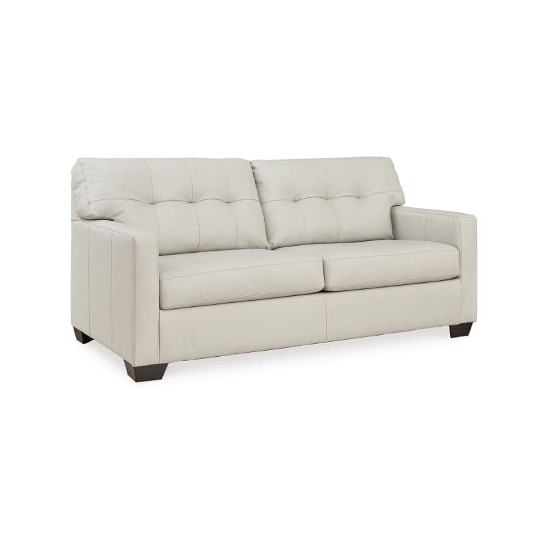 Belziani Full Leather Sofa Sleeper