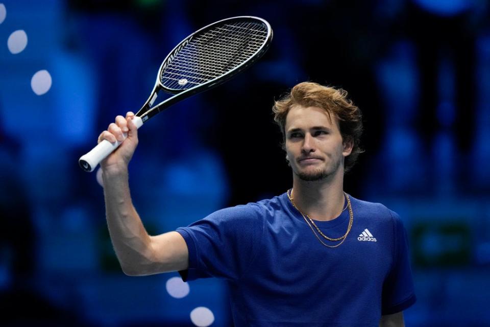 Alexander Zverev eased to victory over Hubert Hurkacz (Luca Bruno/AP) (AP)