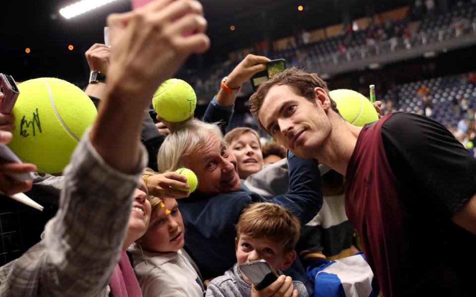 Andy Murray performed something of a miracle to triumph in Antwerp - AP