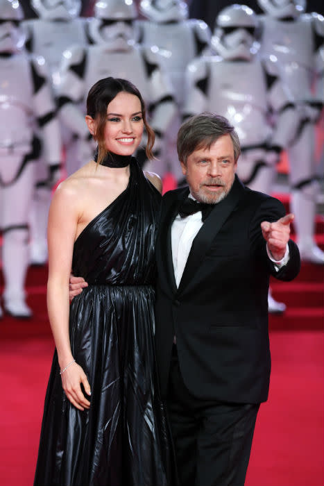 Star Wars Premiere: Daisy Ridley and Mark Hamill