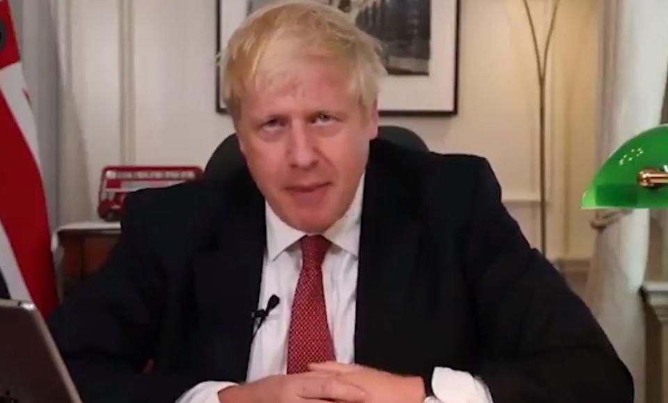 The fake Boris endorses Jeremy Corbyn in the video (Future Advocacy)