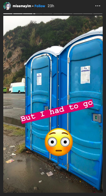 “But I had to go,” she wrote. (Image: Mayim Bialik via Instagram)