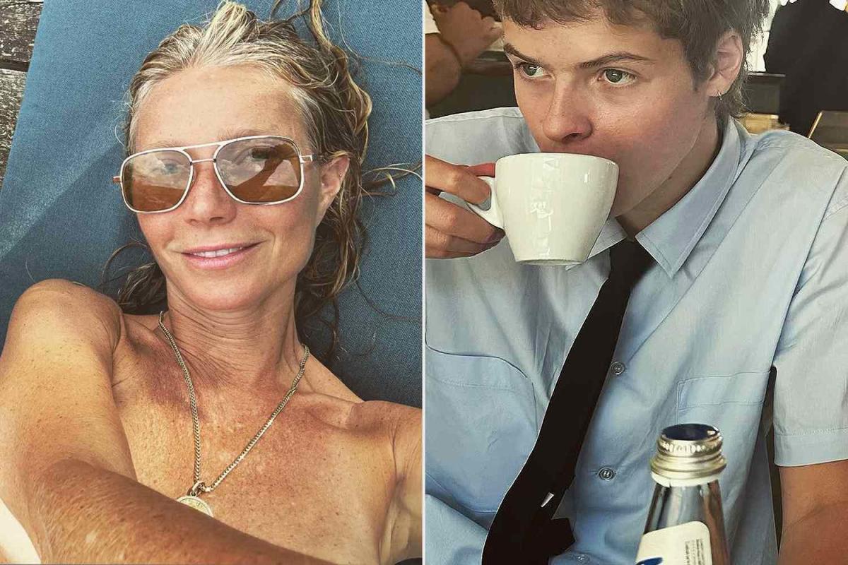 Gwyneth Paltrow condivide le foto delle vacanze di famiglia dall’Italia con il figlio Moses e il marito Brad Falchuk