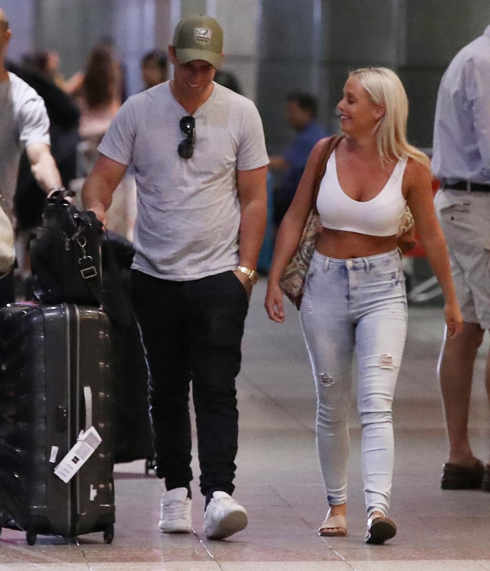 MAFS Michael Goonan picked up at Sydney Airport by abby