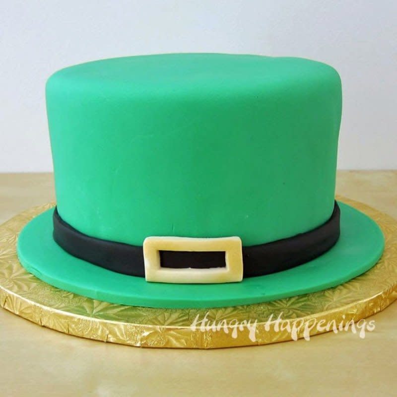 <p>Hungry Happenings</p><p>Cut into this magical Leprechaun Hat Cake to reveal green shamrocks hiding inside a white cake. It's an impressive St. Patrick's Day dessert.</p><p><strong>Get the recipe here: <a href="https://hungryhappenings.com/leprechaun-hat-shamrock-surprise-cake/" rel="nofollow noopener" target="_blank" data-ylk="slk:Leprechaun Hat Shamrock Reveal Cake;elm:context_link;itc:0;sec:content-canvas" class="link ">Leprechaun Hat Shamrock Reveal Cake</a></strong></p>