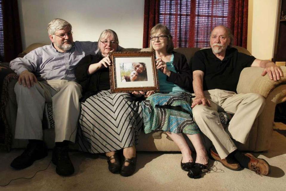 The families of Mr Boyle and Ms Coleman campaigned for their release (AP)